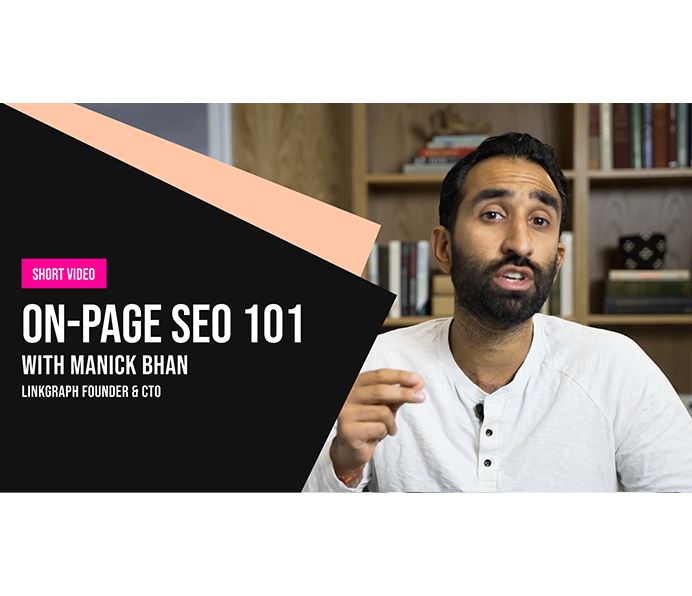 Thumbnail: On-Page SEO 101 with Manick Bhan